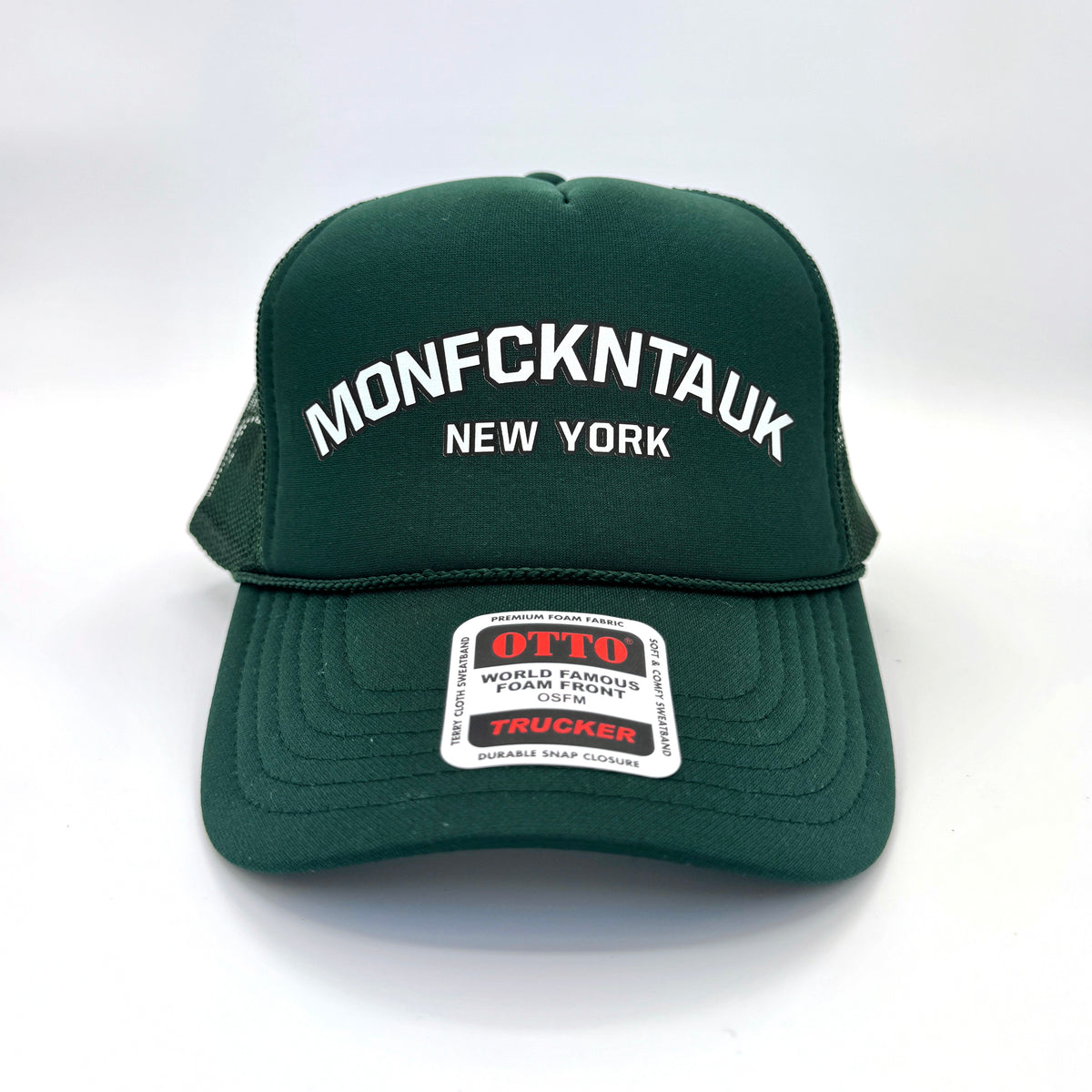 "NEW YORK Logo" foam trucker, green
