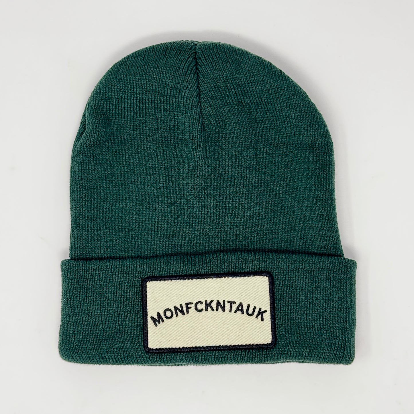 MONFCKNTAUK BEANIE - DARK GREEN (Midweight)