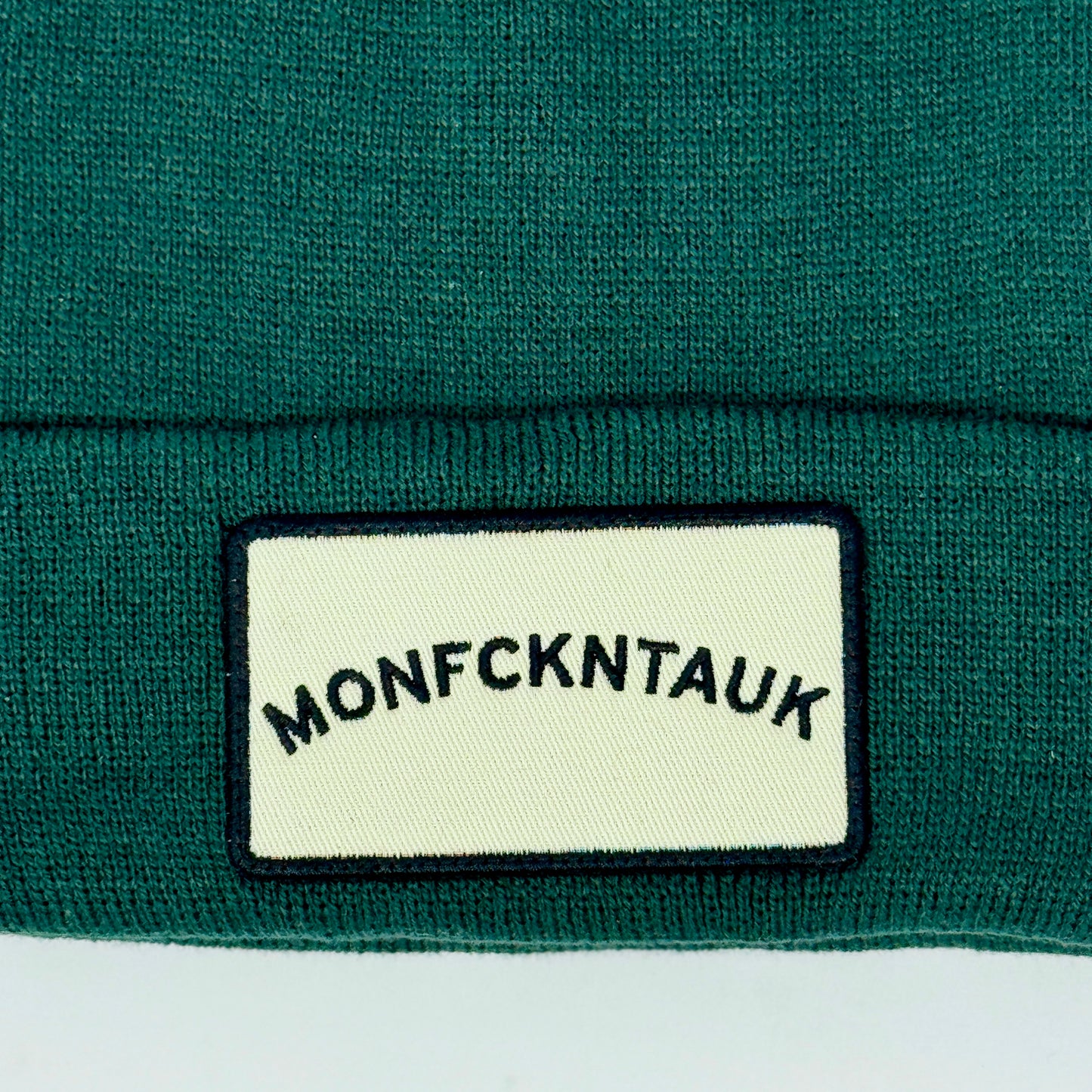 MONFCKNTAUK BEANIE - DARK GREEN (Midweight)
