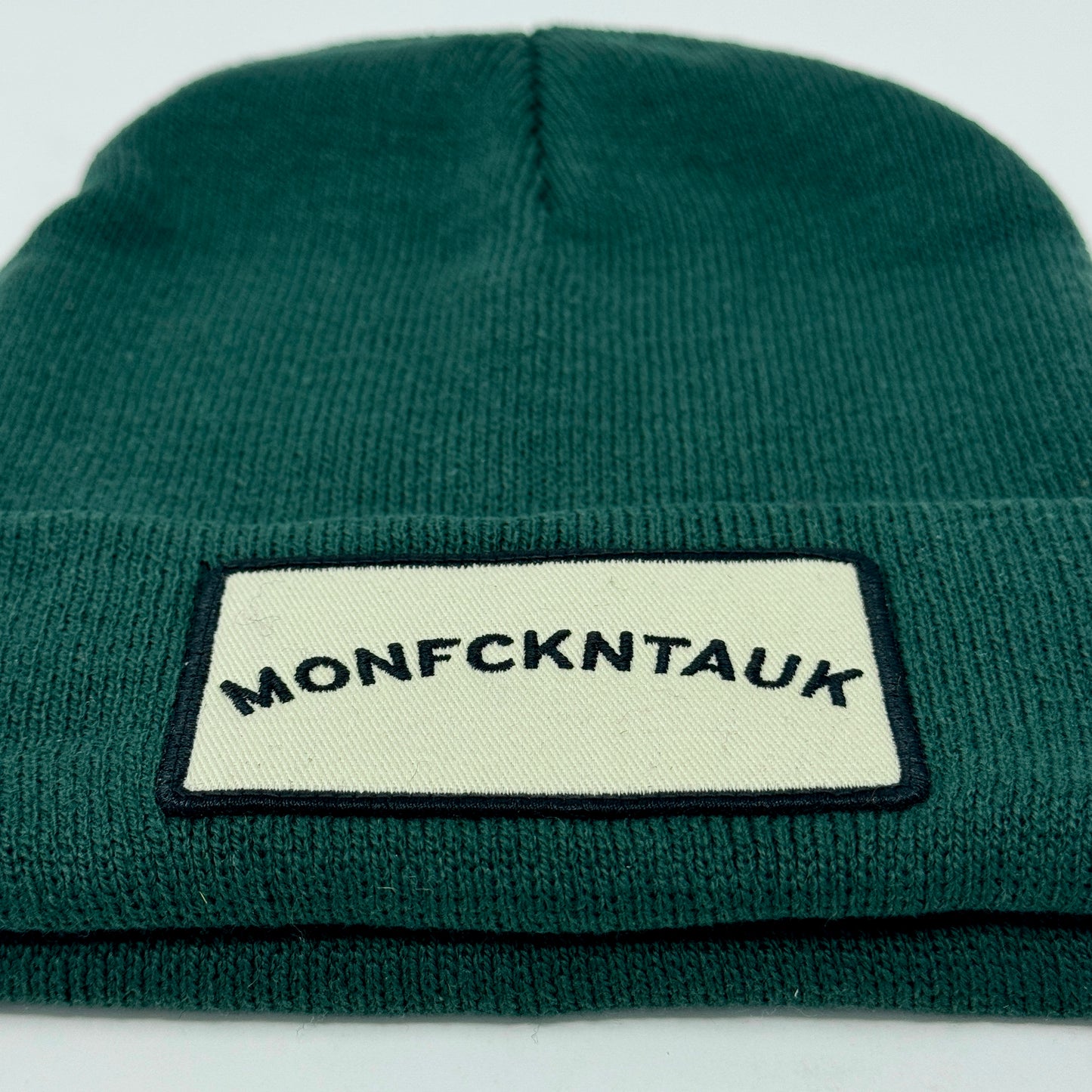 MONFCKNTAUK BEANIE - DARK GREEN (Midweight)