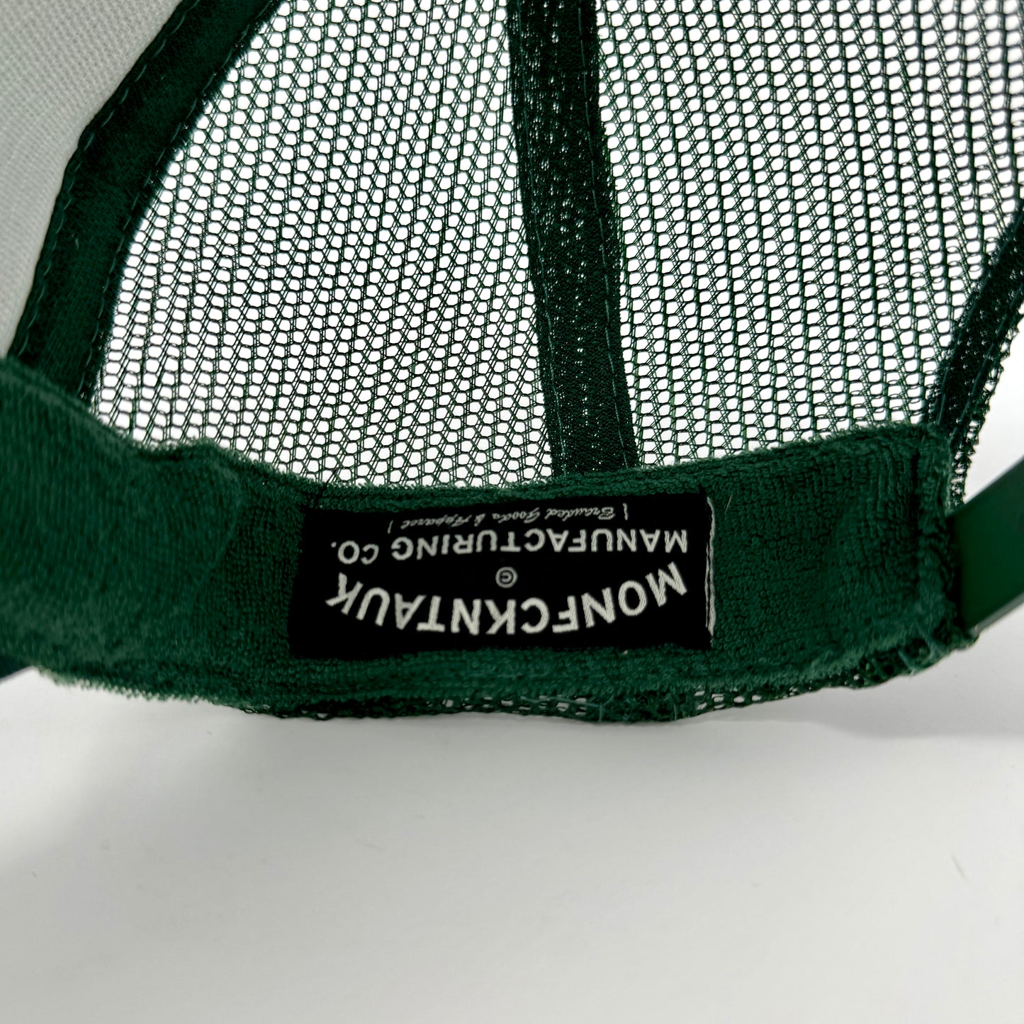 MONFCKNTAUK PATCH TRUCKER HAT - DARK GREEN