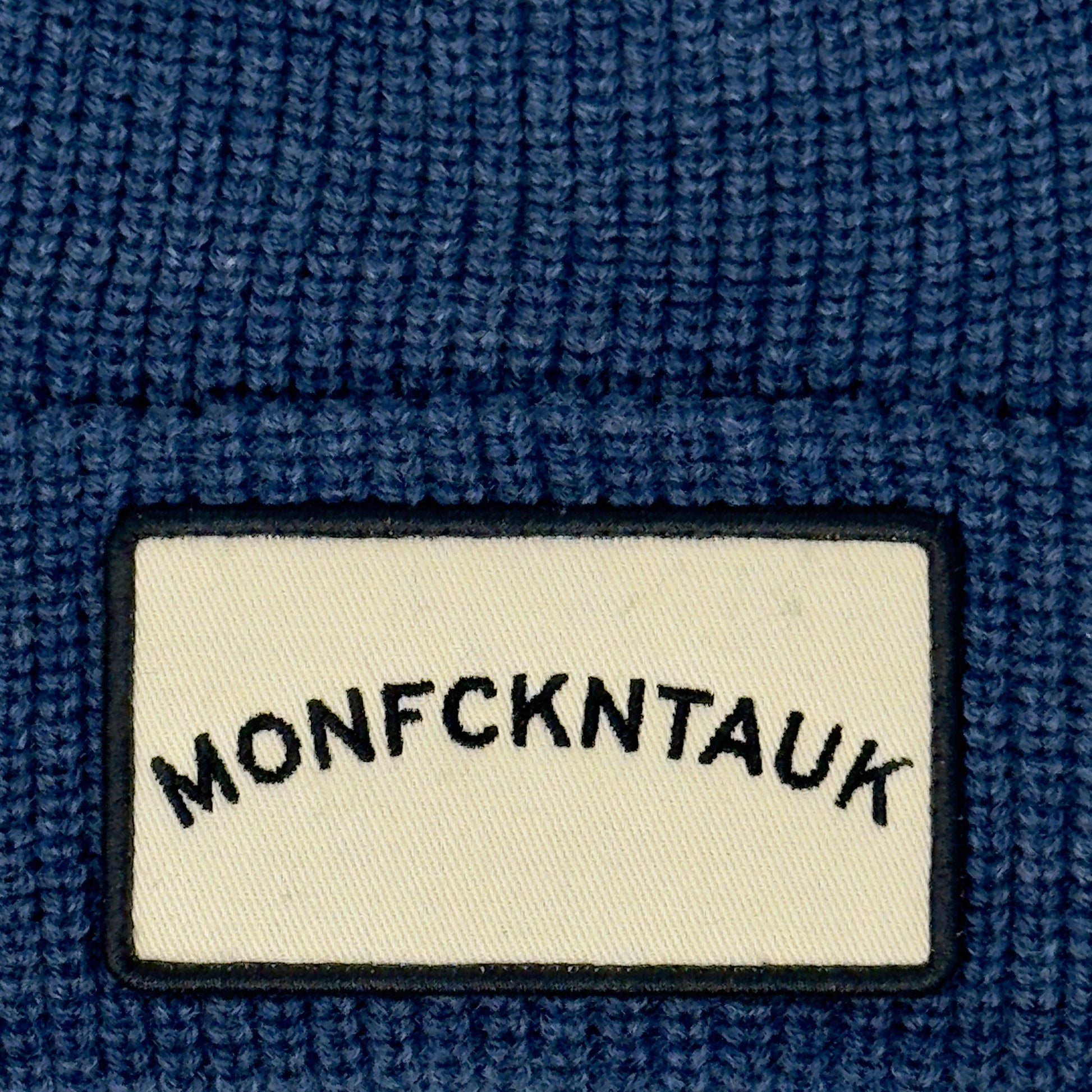 MONFCKNTAUK BEANIE BLUE