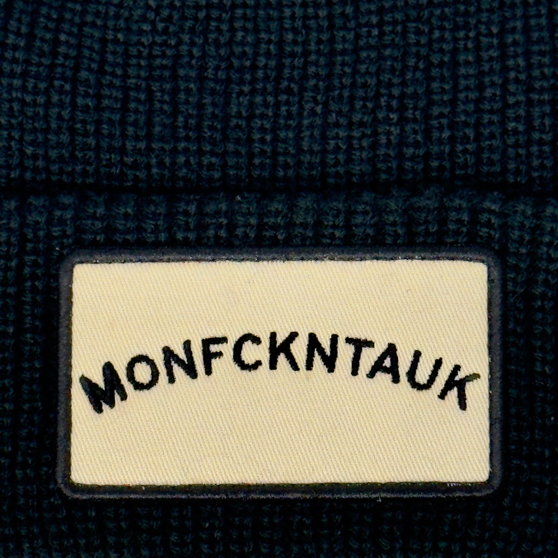 MONFCKNTAUK BEANIE BLANCK