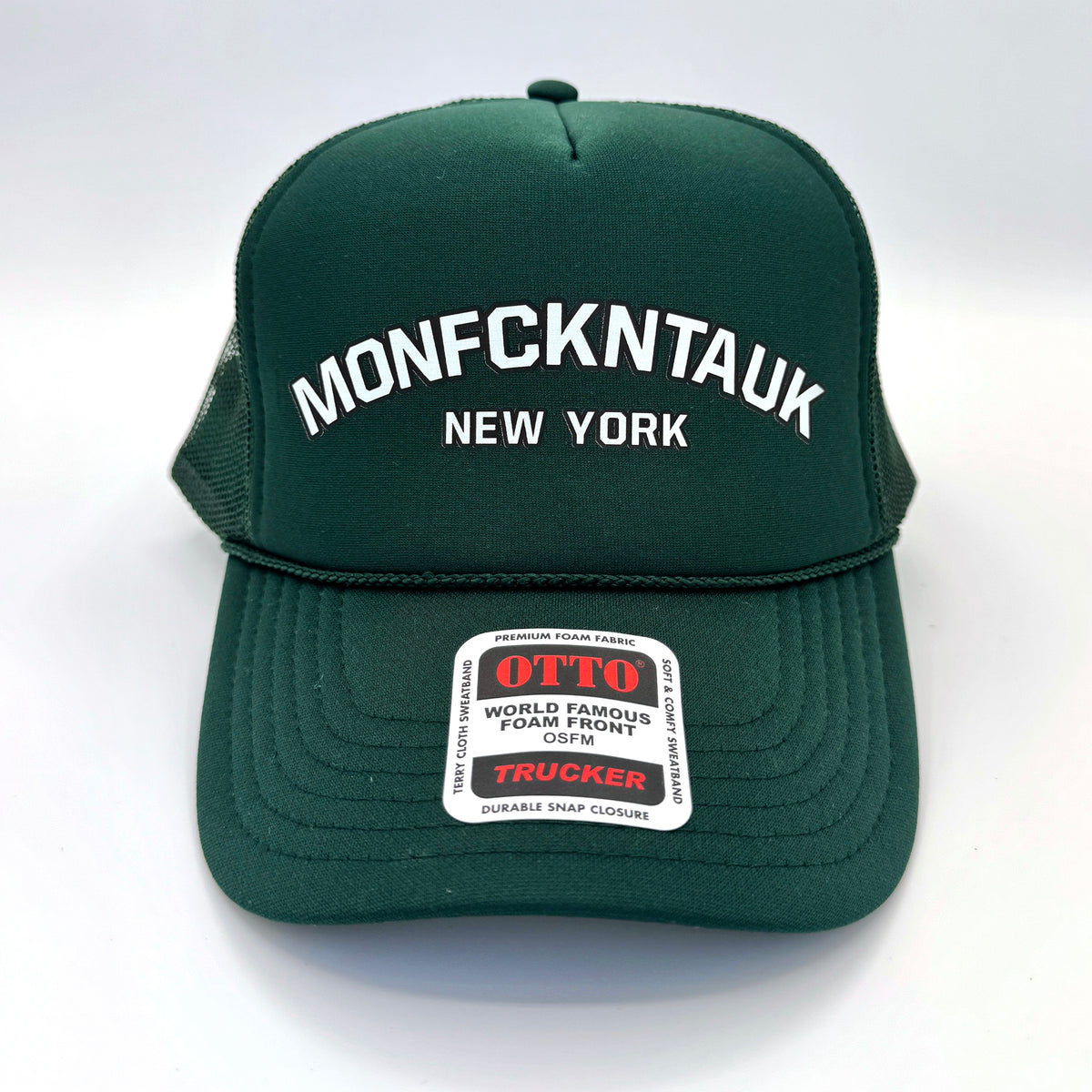 "NEW YORK Logo" foam trucker, green